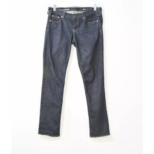 Matchstick Mens Blue Denim Straight Jeans Cotton Poly Zip Low Rise 5-Pockets 27S